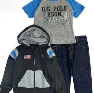 - U.S. Polo ASSN. Boys 3 pc sweater shirt …